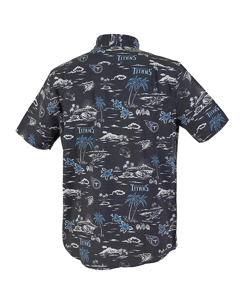 Reyn Spooner Men's Navy Tennessee Titans Kekai Performance Button-Down Shirt