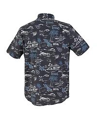 Reyn Spooner Men's Navy Tennessee Titans Kekai Performance Button-Down Shirt