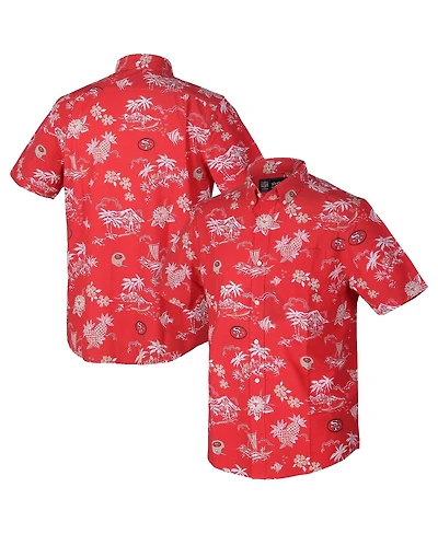 Reyn Spooner Men's Scarlet San Francisco 49ers Throwback Kekai Performance Button-Down Shirt