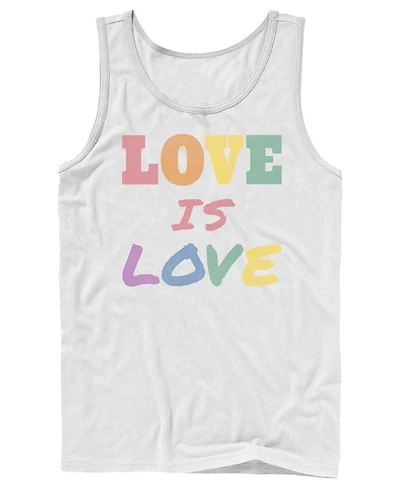 Design By Humans Men's Love Is Sleeveless Tank Top