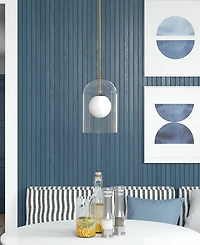 Hudson & Canal Sondre 7.88" Metal ide Double Layer Pendant