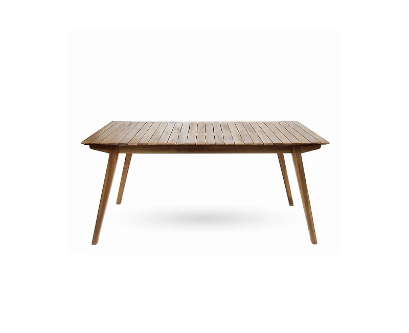 sumyeg Outdoor 69-Inch Solid Wood Dining Table
