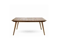 sumyeg Outdoor 69-Inch Solid Wood Dining Table