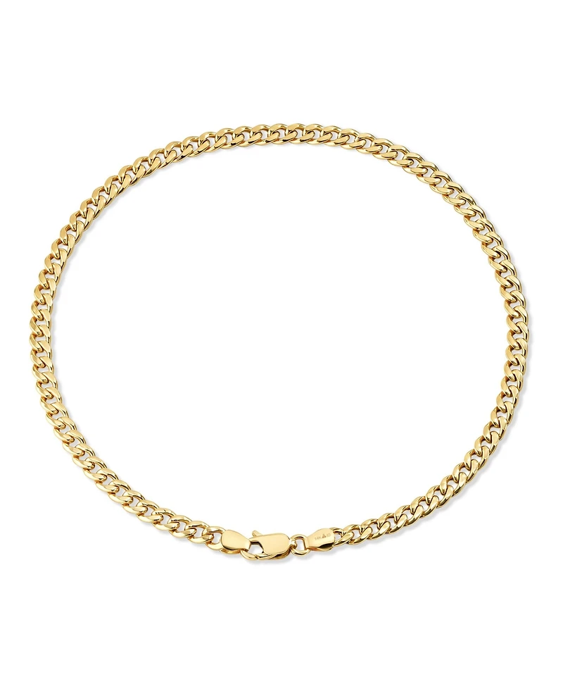 Devata Cuban Chain Bracelet in 14K Gold