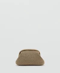 Mango Women's Lurex Clutch Bag