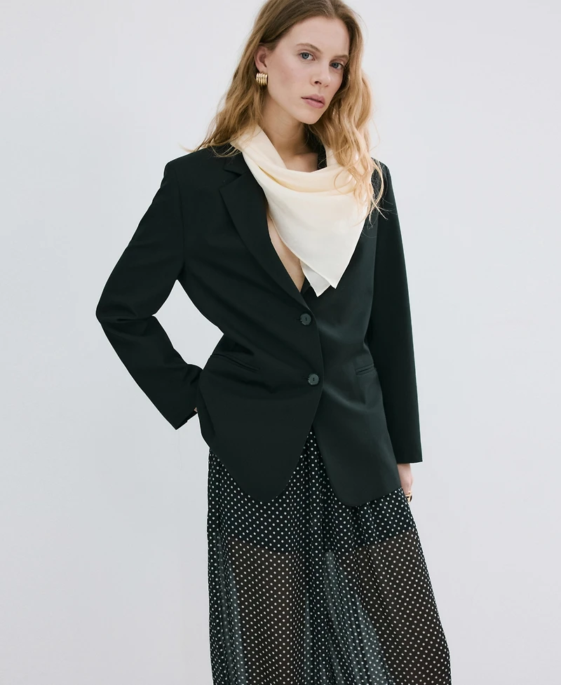 Mango Women's Polka-Dot Balloon Pants