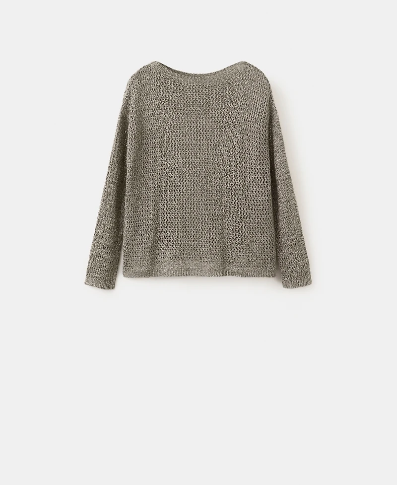 Mango Women's Lurex Knitted Sweater