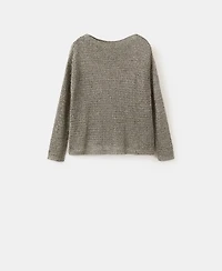 Mango Women's Lurex Knitted Sweater