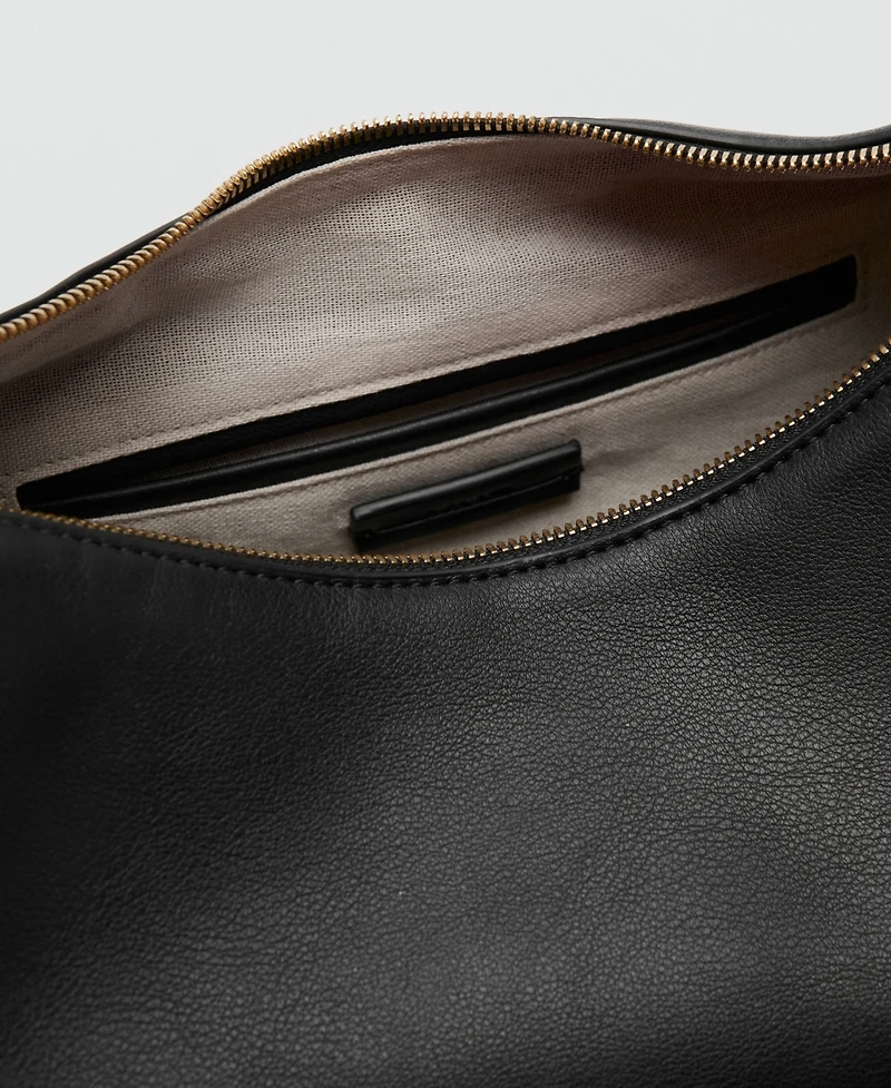 Mango Women's Oval Shoulder Bag