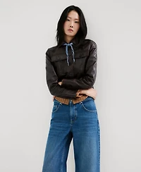 Mango Women's Mid-Rise Straight Jeans