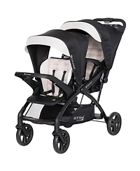 Baby Trend Sit N' Stand Double Stroller with Ez-Lift Car Seat (2 Pack), Khaki