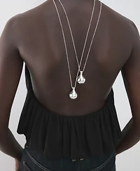 Mango Women's Balloon-Effect Halter Bodysuit