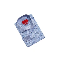 Elie Balleh Men's Slim Fit Floral Button-Down Shirt