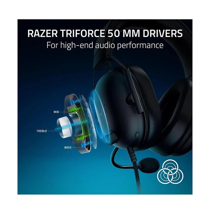 Razer BlackShark V2 X Gaming Headset Wired 3.5mm Noise Isolation Pc / PlayStation 5 - RZ0403241000