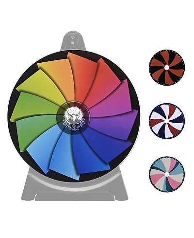 WinSpin Set of 4 Prize Wheel Template Replacement for 12" Spinning Wheel Game