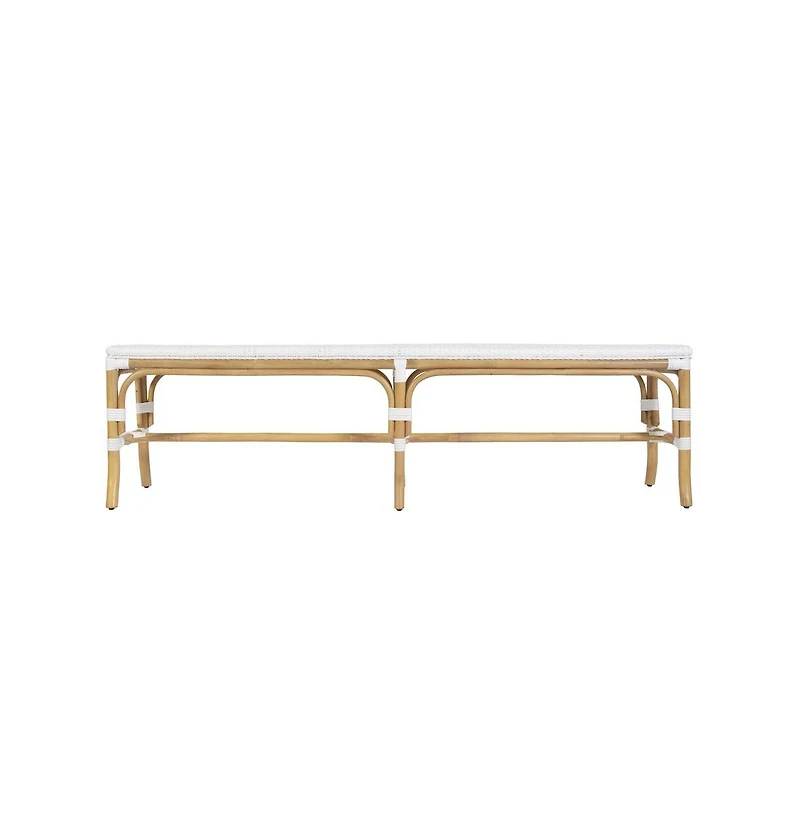 Butler Specialty Laguna Rectangular Rattan Backless Accent Bench