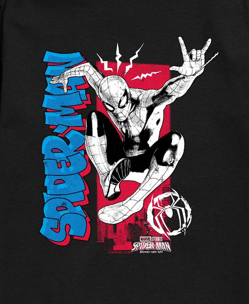 Marvel Boys' 8-20 Brand New Day Spidey Senses Short-Sleeve T-Shirt