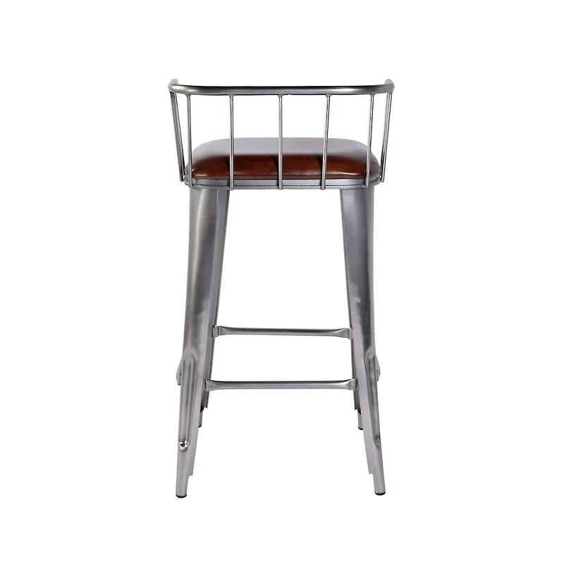 Butler Specialty Coriander Seat Height Leather Bar Height Stool