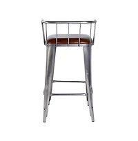 Butler Specialty Coriander Seat Height Leather Bar Height Stool