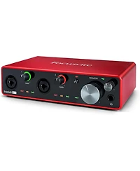Focusrite Scarlett 4i4 4th Gen Usb C Interface Bundle