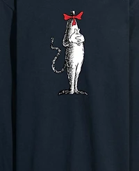 Airwaves Men's Dr. Seuss Cat The Hat Costume Long-Sleeve Graphic T-Shirt