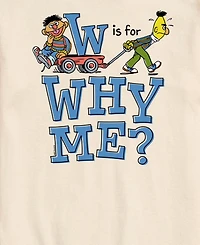 Airwaves Men's Sesame Street Is For Why Me Short-Sleeve Graphic T-Shirt