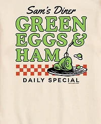 Airwaves Men's Dr. Seuss Green Eggs Ham Diner Short-Sleeve Graphic T-Shirt