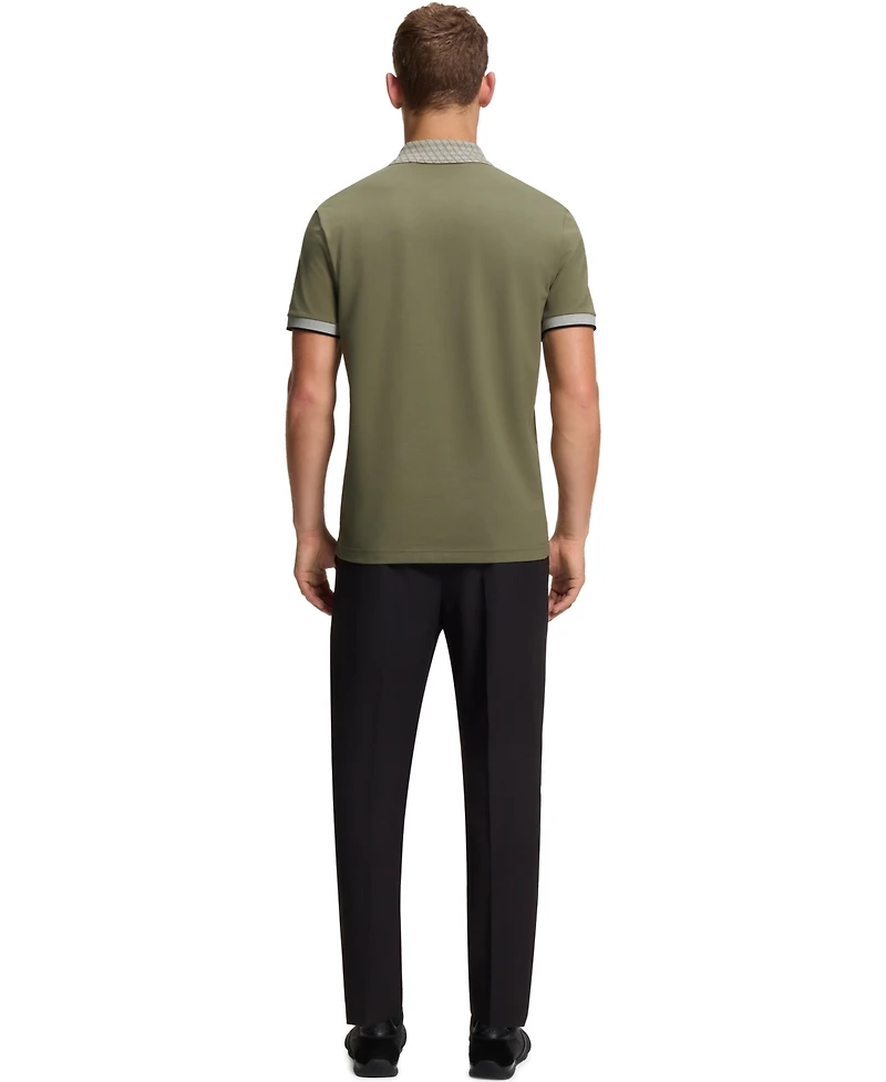 Boss by Hugo Men's Stretch Cotton Moisture Management Paddy Polo Shirt