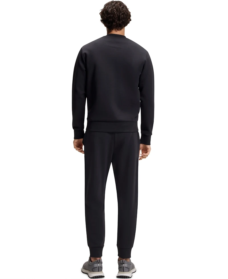Boss by Hugo Men's Stretch-Cotton Tonal Logo Sweatshirt