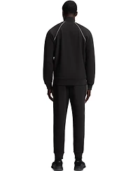 Boss by Hugo Men's Cotton-Blend Contrast Piping Sweatshirt