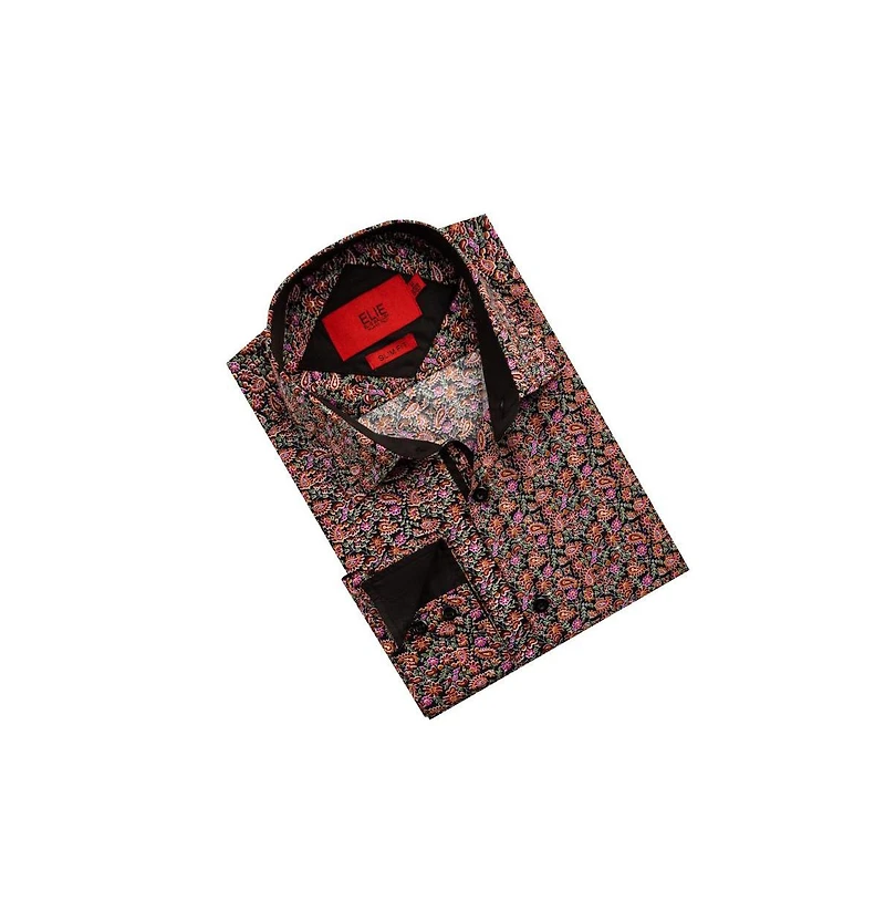 Elie Balleh Men's Slim Fit Paisley Print Button-Down Shirt By