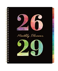 Gnuadz 2026-2029 Monthly Planner 3 Year Calendar Colorful Tabs Pocket