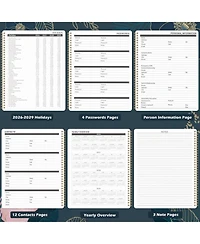 Gnuadz 2026-2029 Monthly Planner 3 Year Calendar Tabs Pocket Notes Twin-wire Binding