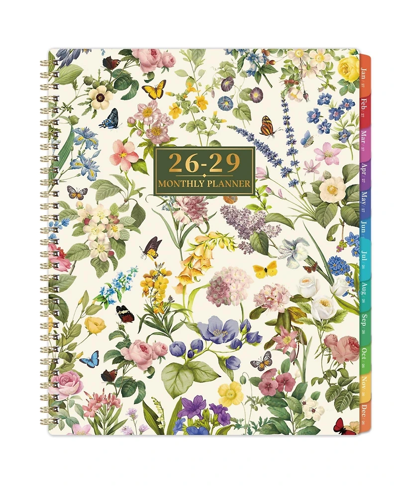 Gnuadz 2026-2029 Monthly Planner 3 Year Calendar Tabs Pocket