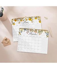 Gnuadz 2026 Wall Calendar 18 Months Floral Twin-wire Binding