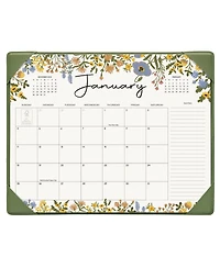 Gnuadz Desk Calendar 2026 Mat Pad Floral Apricot