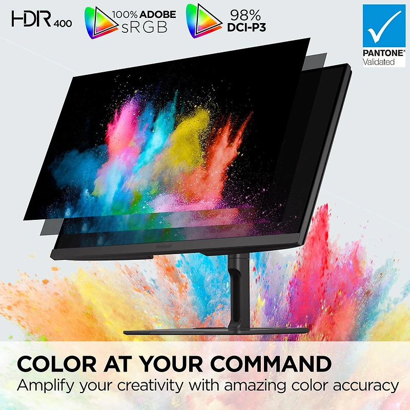 ViewSonic ColorPro VP2776T-4K 27" 16:9 4K Ultra Hd Usb-c Docking Ips Led Monitor