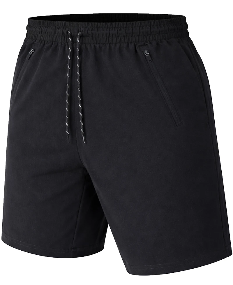 Galaxy By Harvic Men's Performance Training Shorts with Zipper Pockets