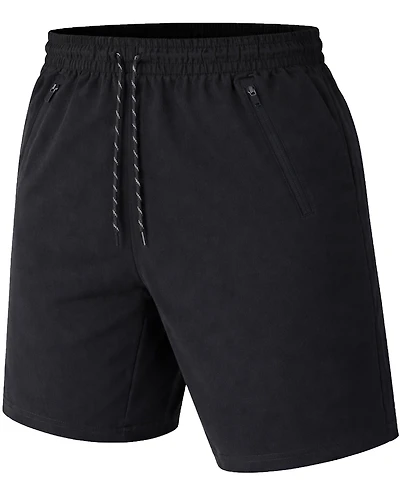 Galaxy By Harvic Men's Performance Training Shorts with Zipper Pockets