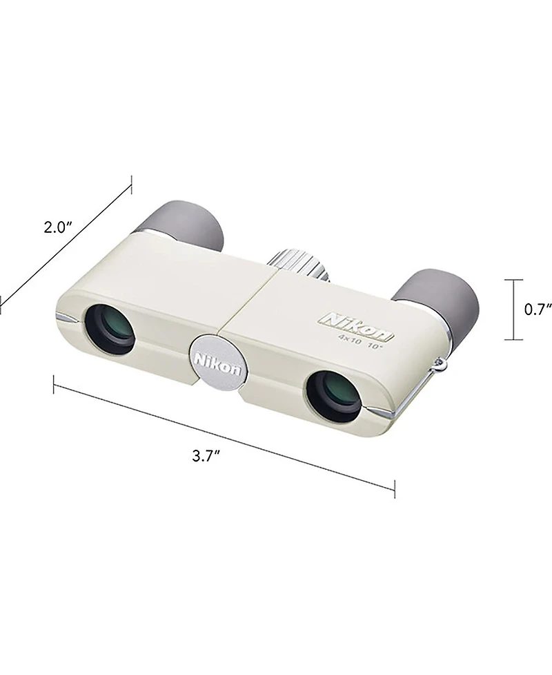 Nikon 4x10D Cf Roof Prism Pocket Binoculars with 10 Degree Angle of View
