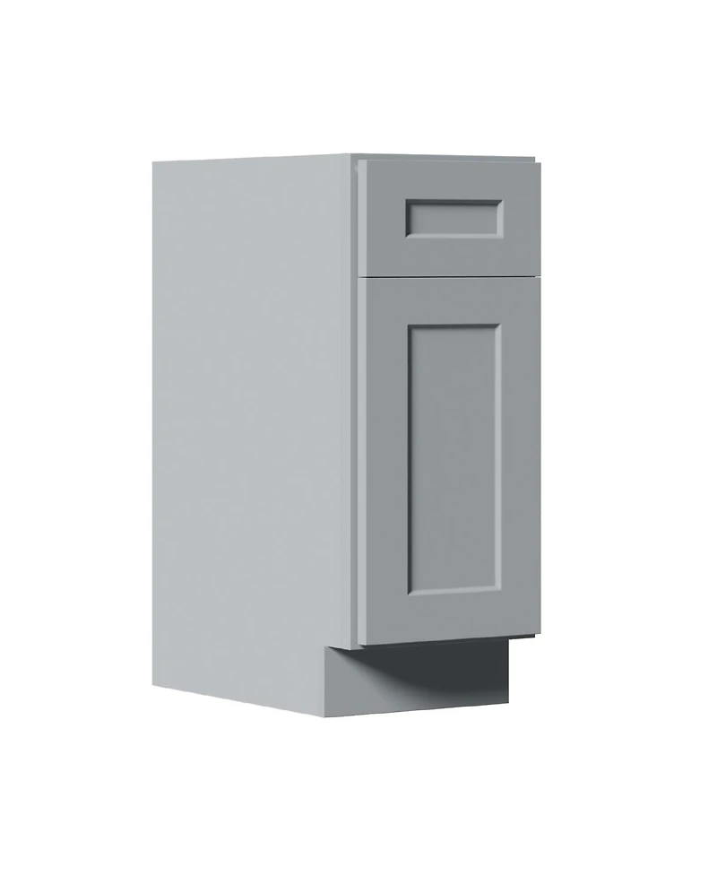 Streamdale Furniture 15 Inch Shaker Base Cabinet with Soft-Close Door and Drawer