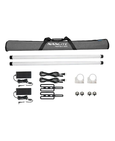NanLite PavoTube Ii 30XR 4' 36W Rgbww Led Pixel Tube 2-Light Kit with Built-In Crmx