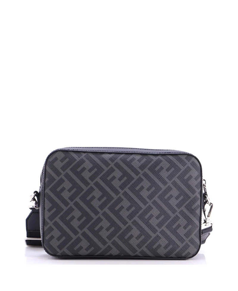 Pre-Owned Fendi Small Camera Case Bag Zucca Coated Canvas and Leather
