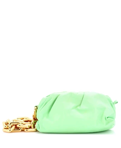 Pre-Owned Bottega Veneta Teen The Chain Pouch Leather