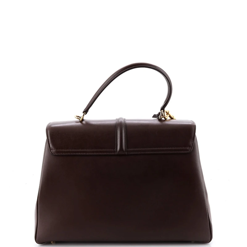 Pre-Owned Celine Medium 16 Top Handle Bag Smooth Calfskin