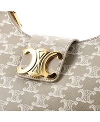 Pre-Owned Celine Ava Triomphe Bag Triomphe Coated Canvas