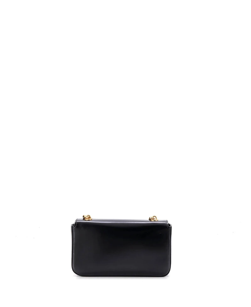 Pre-Owned Celine Small Triomphe Chain Shoulder Bag Leather