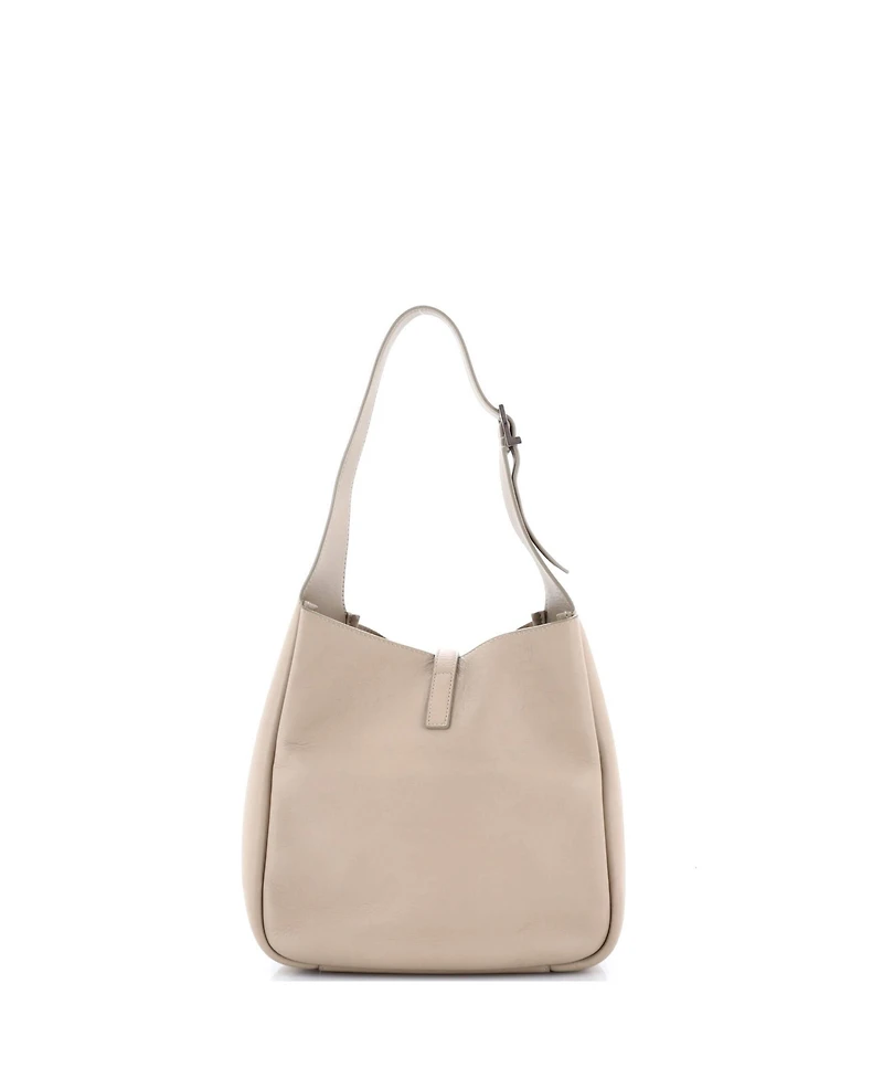 Pre-Owned Saint Laurent Small Le 5 a 7 Supple Hobo Leather