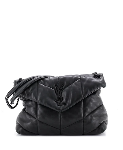 Pre-Owned Saint Laurent Medium Loulou Puffer Shoulder Bag Quilted Leather