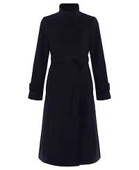 Phase Eight Women's Belted Funnel Collar Coat